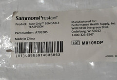 4 Pc Sammons Preston Sure Grip Fork Knife Spoon Aid Utensil Silverware Bendable