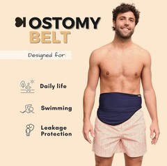 SIIL Ostomy Belt for Men & Women | Blue | Ostomy Bag Covers | Pouch Covers …..