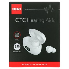 Voxx Accessories Corp RCA OTC In-Ear Hearing Aids Rechargeable (RSH20WH)™