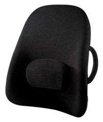 ObusForme OFWB Wideback Backrest Support Ergonomic Lumbar Support – Black