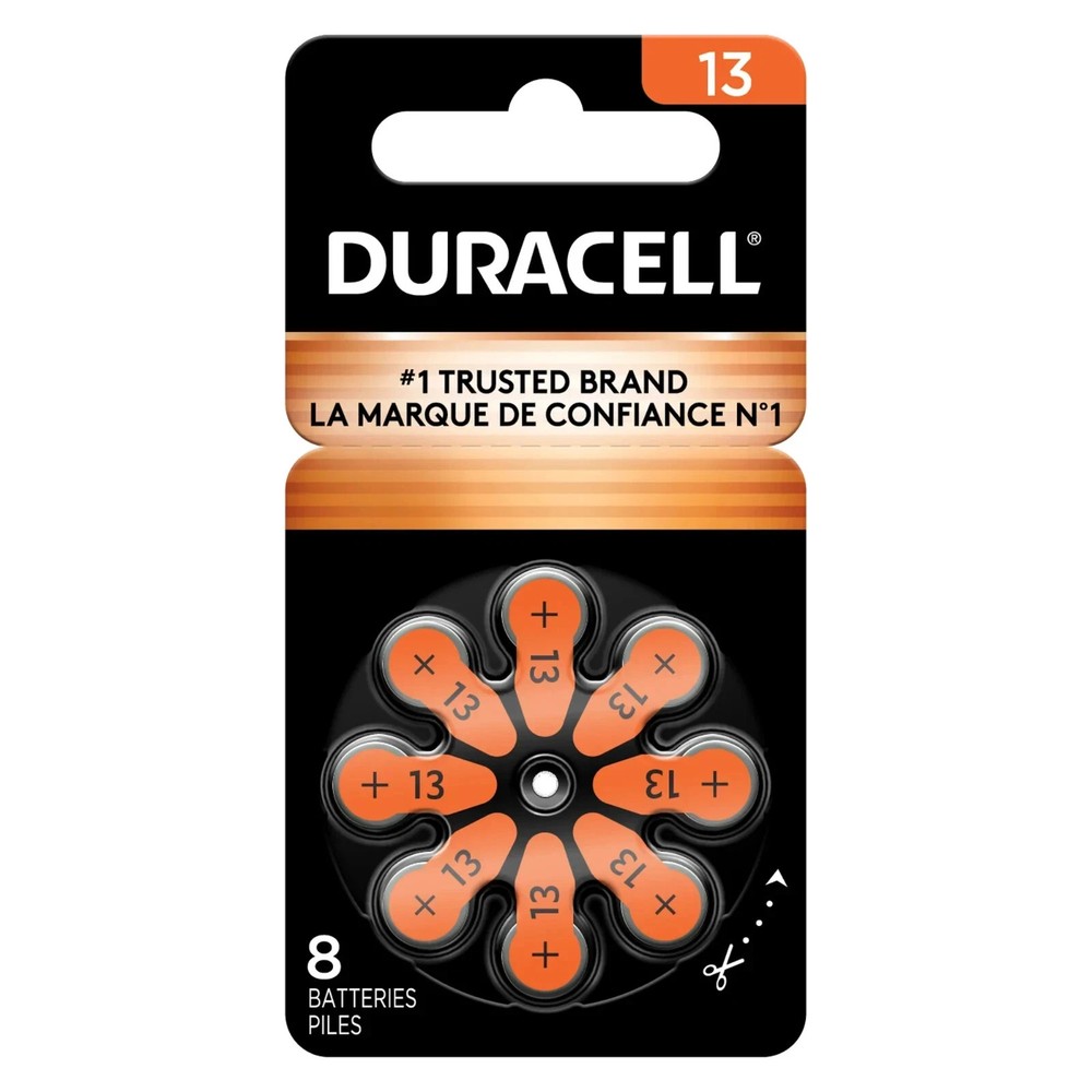 Duracell Activair Hearing Aid Batteries: Size 13 (80 Batteries) Exp 2029