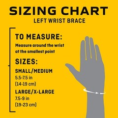 FUTURO Deluxe Wrist Stabilizer Left Hand, S/M