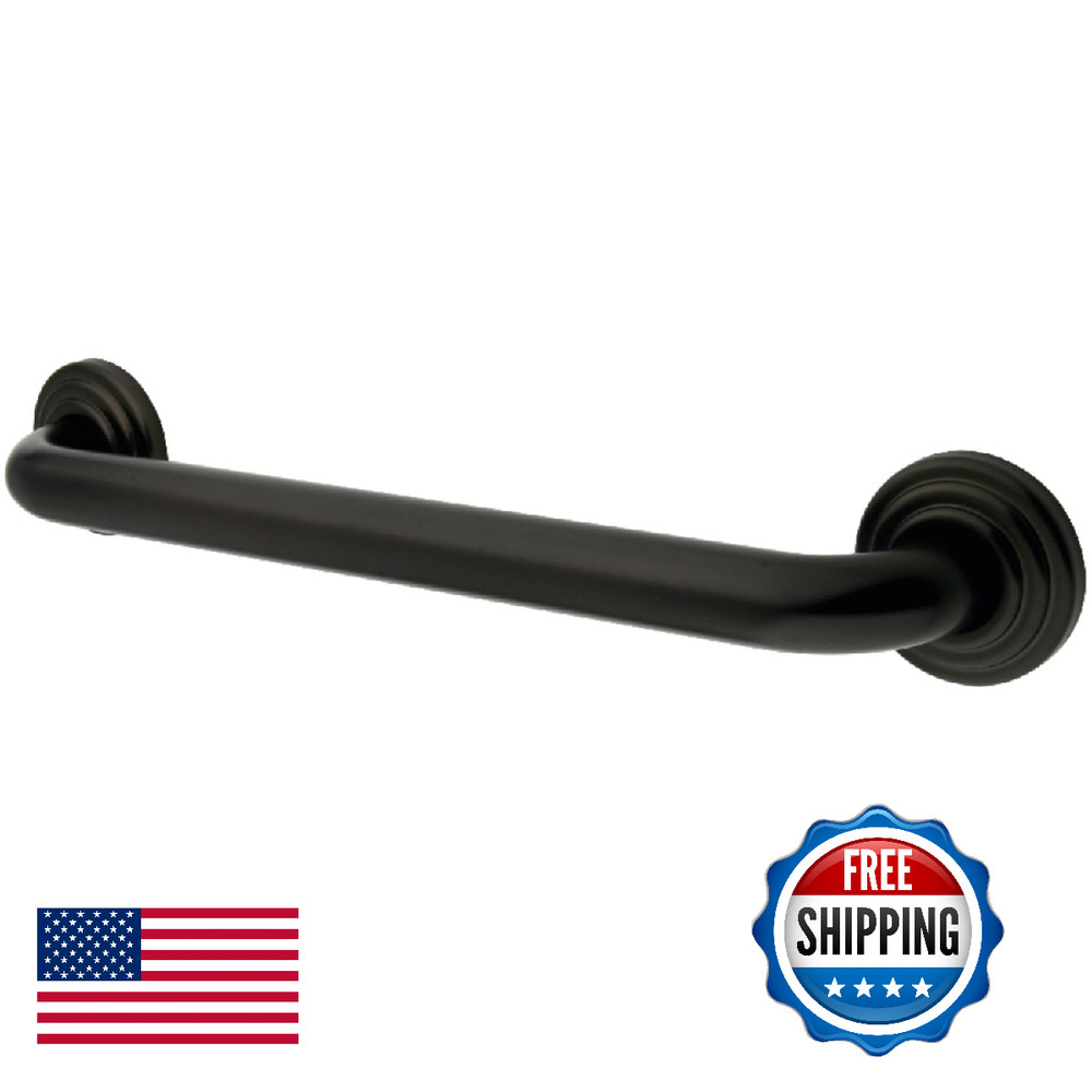Kingston Brass DR314365 Restoration Decor 36-Inch Grab Bar with 1.25″ Grip