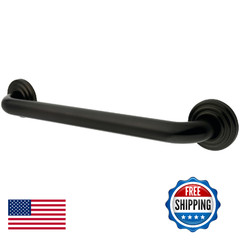 Kingston Brass DR314365 Restoration Decor 36-Inch Grab Bar with 1.25″ Grip