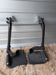 Adjustable Wheelchair Elevating Leg Rests Pair Swing Away Footrests Universal