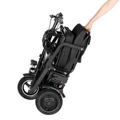 700W 3-Wheel Foldable Portable Mobility Scooter Senior Wheelchair 300lb Capacity