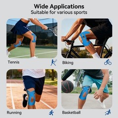 20 PCS Waterproof Kinesiology Tape for Shoulders/Knees,Precut Strips for Knee Pa