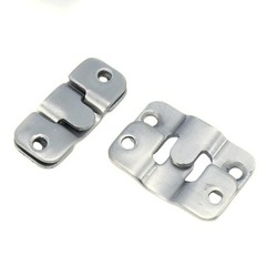 S SYDIEN 20 Pcs Sectional Couch Connectors Furniture 44x19mm, Silver