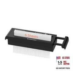 6-Sheet Strip Cut Portable Home Paper Shredder no 11.69*4.29*2.28inch black
