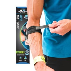 Tennis Elbow Brace Large Counterforce Strap for Men & Women Pain Relief