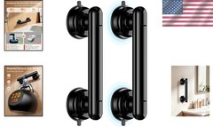 Modern Bath Grab Bars for Safety – 350 lbs Suction Power, No Drilling, 2 Pack