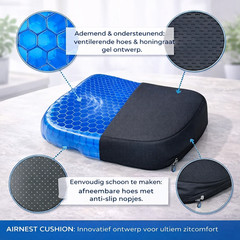 Airnest™ Cushion – Ergonomisch Gel Zitkussen