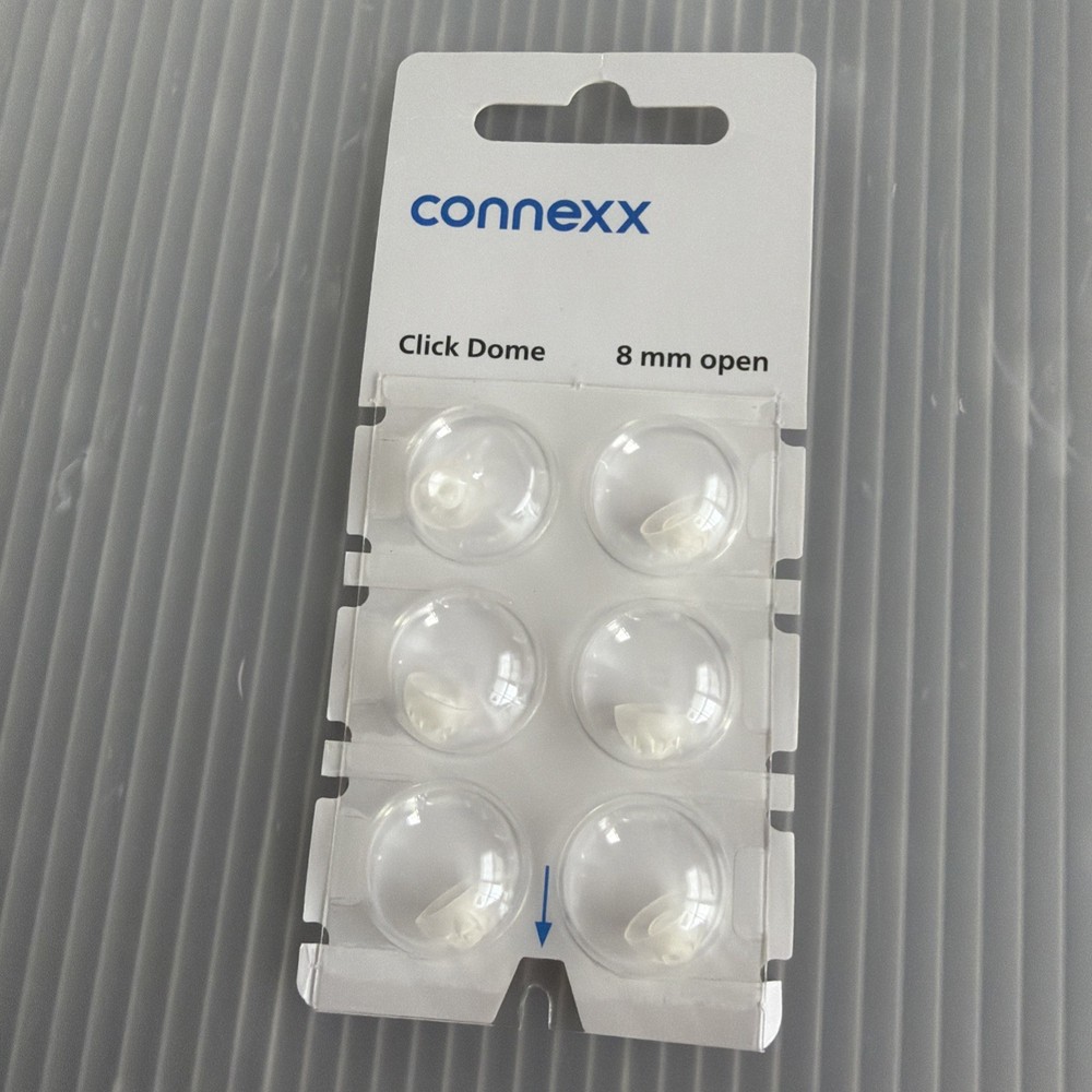 Signia Connexx 8MM Open Click Domes / Rexton (6 domes) NEW. Formerly Siemens