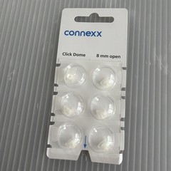Signia Connexx 8MM Open Click Domes / Rexton (6 domes) NEW. Formerly Siemens