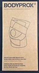 Bodyprox Unisex Knee Brace w/ Stabilizers & Patella Gel Reg & Strap Regular NEW