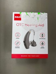 RCA RSH05GY OTC Hearing Aid Rechargeable Left/Right Ear Compatible