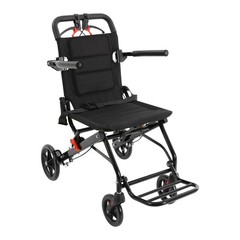 Lightweight Folding Wheelchair for Adults Seniors Portable Transport Chair