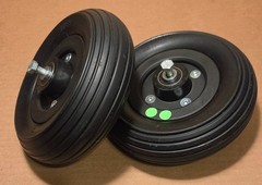 PAIR 7″ x 2″ Caster Wheels for Quickie Power Chairs Pulse 6 5 Q500M Q300M #2