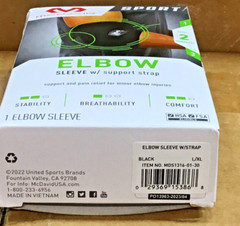 McDavid Sport Elbow Compression SleeveWith Support Strap L/XL
