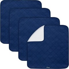 Waterproof Incontinence Chair Pads Reusable Absorbent Pee Pads 22″x21″ 4 Pack