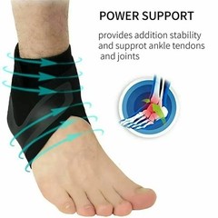 Ankle Brace Support Compression Sleeve Pain Relief Plantar Fasciitis Foot Wrap