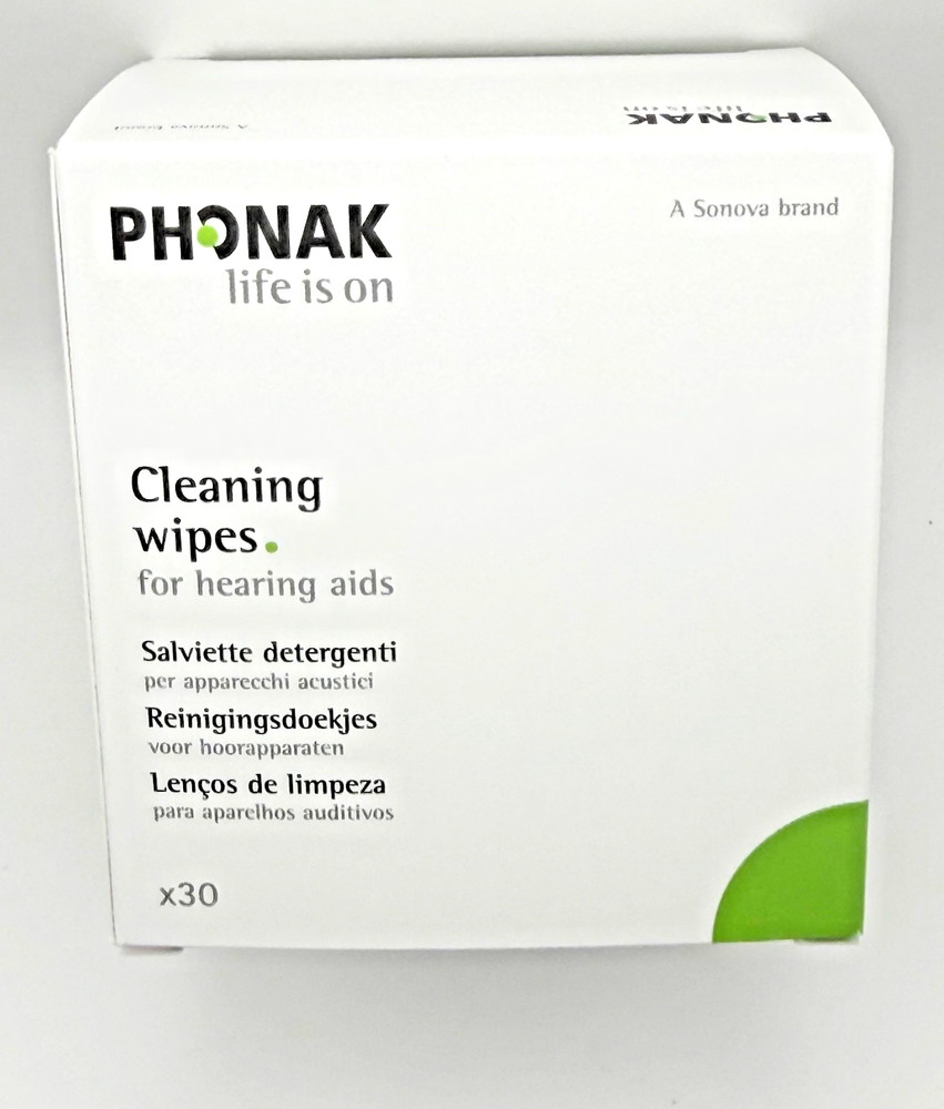Phonak Hearing Aid Cleaning Wipes | Alcohol Free | Free Shipping | USA SELLER