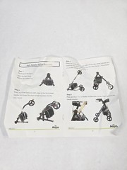 Aojin WB-2310 Folding Rollator Walker with Seat Purple Mobility Aid Open Box