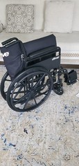 Drive Medical Folding Transport Wheelchair Full Arm Removable SwingAway Footrest