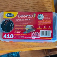 Dr. Scholl’s Orthotic Insoles 410 Cushioned Arch Support M 3/4 Length Pair