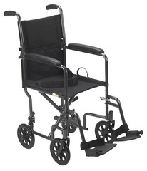 Drive Medical Lightweight Folding Transport Wheelchair – Reliable Mobility