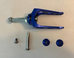 Pair (2) Double Sided Forks with 5/16′ Axles and Cone Spacers