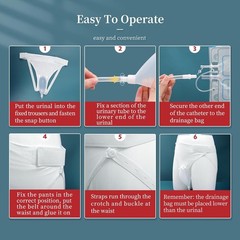 Men’s wearable urine collection bag