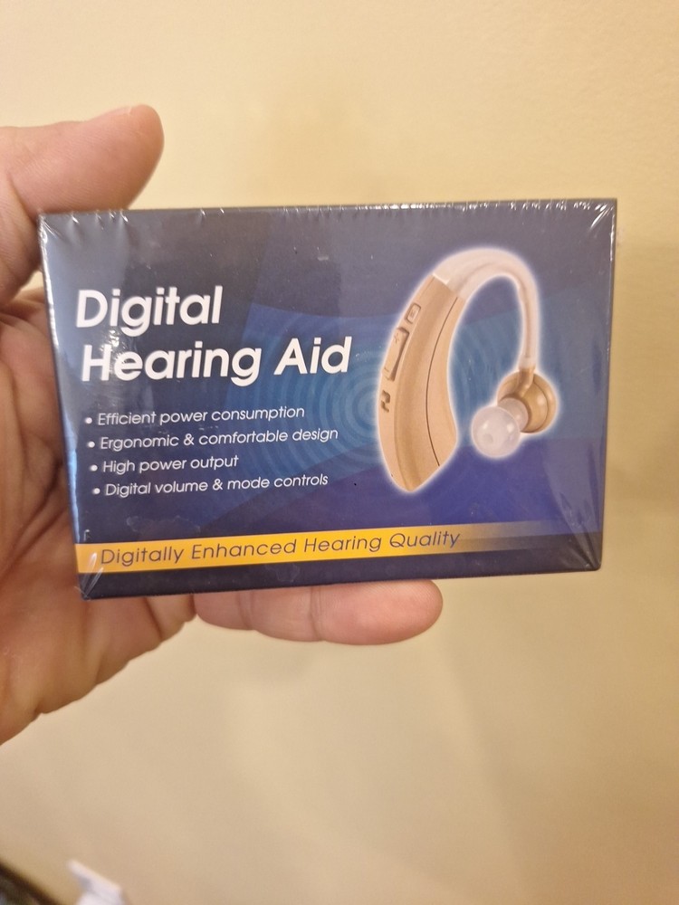 Digital Hearing Aid New VHP220 Quality Ear Piece Volume Levels 4 Modes