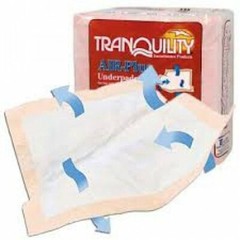 Tranquility AIR-Plus Underpad 26 X 30 Inch Disposable Polymer – Case of 40