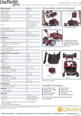 Golden Technologies Scooter Powered-Wheelchair GP162