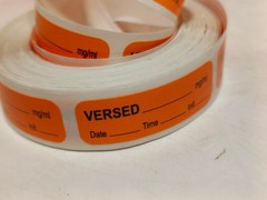 Asstd PDC Healthcare, Delta, other medical hospital labels, %/Biohazard/IV/more