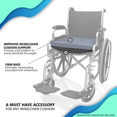 Nyortho Solid Seat Insert Firm Non-Slip Water Resistant Wipe Clean Sturdy