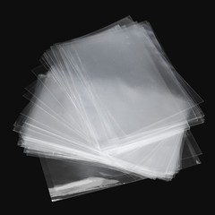 100Pcs Ice Cream Bags Transparent Rectangular Shape Candy Chocolate Bags For-DSO