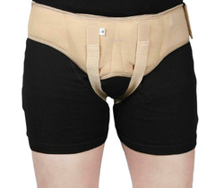Double Inguinal Hernia Pain Relief With Two Removable Compression Pads