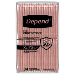 Depend Fresh Protection Incontinence Underwear for Women, Adult Diapers