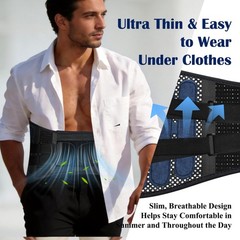 Back Brace for Men and Women, Lower Back Brace for Work and Lifting, Breathab…