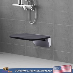 14″ Folding Shower Seat Wall Mounted Bench Modern Bathroom Shower Stool 440lbs