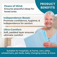 Nurture 30 Heavy Duty 24×36 Ultra Absorbent Bed Pads | Disposable Incontinence