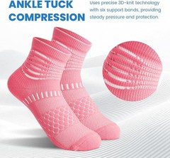 Breathable Ankle Compression Socks | Relief for Plantar Fasciitis & Performance