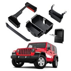 5PCS Center Console Organizer for 2024 2025 Jeep Wrangler JL （2024-2025）Jeep