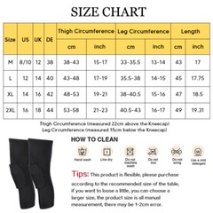 US Compression Sleeves Long Knee Pads Brace Support Protector Basketball Sports