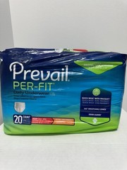Prevail Per-Fit PF-512 Daily Underwear Med Extra Absorbency Latex-Free SHIPPING