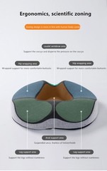 Ergonomic Memory Foam Donut Seat Cushion for Tailbone Pain, Hemorrhoids, Sciatic