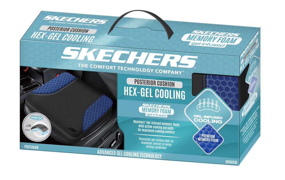 Sketchers Gel-Infused Cooling Memory Foam Seat Cushion