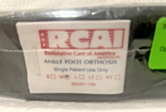 RCAI Ankle Foot Orthosis Adjustable Wraps Straps Medical Rehab Support Medium~4